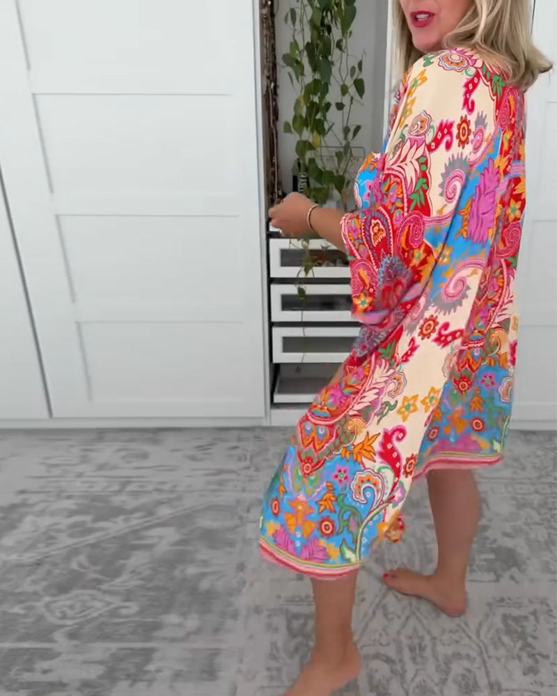 Évaya – Bikini 3 Pièces d’Été – Haut Triangle, Culotte Gainante & Paréo Léger