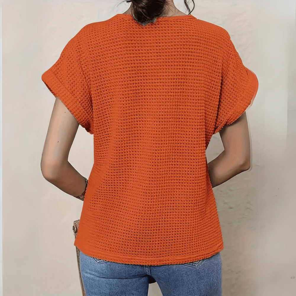 Karélia – Blouse Élégante Style Ibiza avec Détails en Dentelle